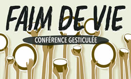 Conférence « Faim de Vie » le 24 mars