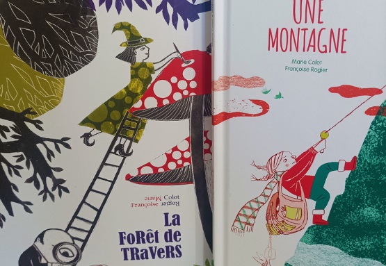 Rencontre avec l’autrice-illustratrice Françoise Rogier dans le cadre du cours de français.